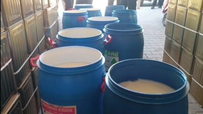 Şanlıurfa'da yetkililerce yürütülen denetimde izlenebilirlik kaydı bulunmayan 400 kilogram sade