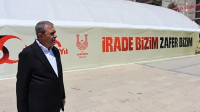 Şanlıurfa'da 15 Temmuz Demokrasi ve Milli Birlik Günü kapsamında bir
