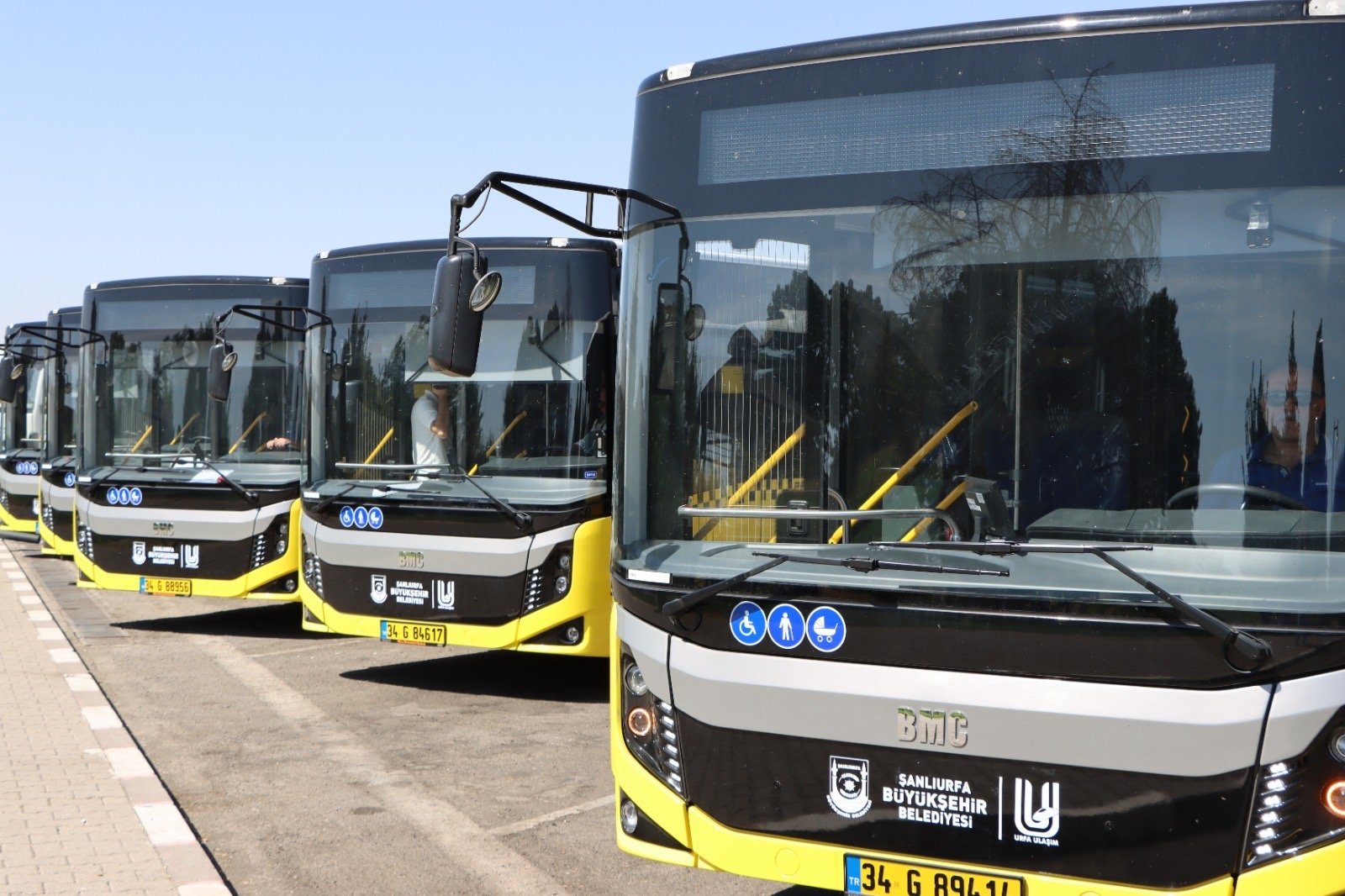 Şanlıurfa’da toplu ulaşım filosuna 50 yeni otobüs takviyesi yapıldı.
