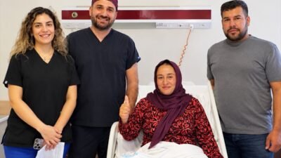 Harran Üniversitesi Hastanesinde gerçekleştirilen ameliyatla 28 yaşındaki iki çocuk annesi